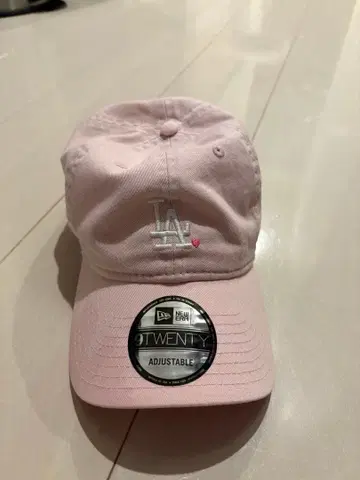 핑크 야구 모자 조절 가능