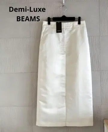 Demi-Luxe BEAMS 글로스 새틴 타이트 스커트