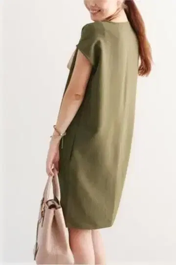 앙제 투 레 에클라 프렌치 슬리브 원피스