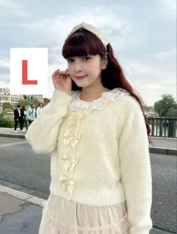 아오키 미사코 리본 니트 퍼