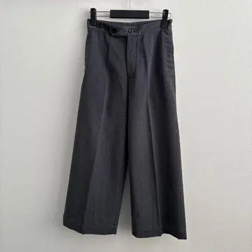 MHL 마가렛 호웰 다크 그레이 와이드 팬츠