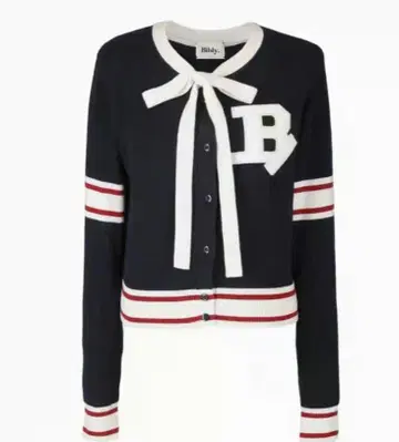 택 포함 새상품 bibiy B. CLUB TIE CARDIGAN 니트