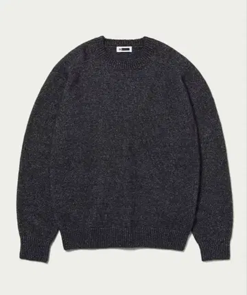 H BEAUTY&YOUTH 스페이스 울 안장 숄더 크루넥 S