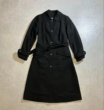 70s USA PENDLETON 울 코트 블랙 페도르턴