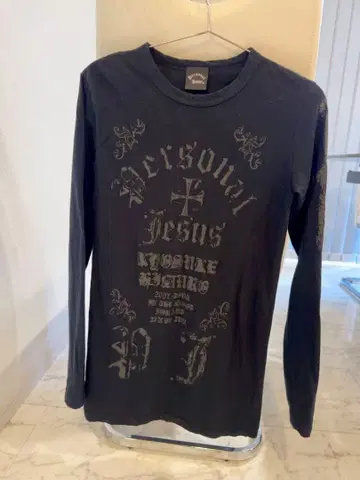 히무로 쿄스케 PERSONAL JESUS PJ 긴팔 티셔츠