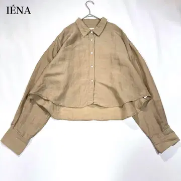 [ 24년 모델 새상품급 ] 이에나 라미 리오셀 숏 셔츠 워셔블