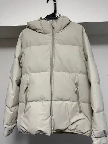 다운 자켓 베이지 L