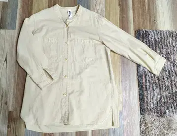 MHL. 베이지 버튼 셔츠 긴팔