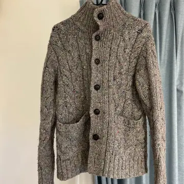 TOMMY HILFIGER 케이블 니트 스웨터 L 그레이 계열