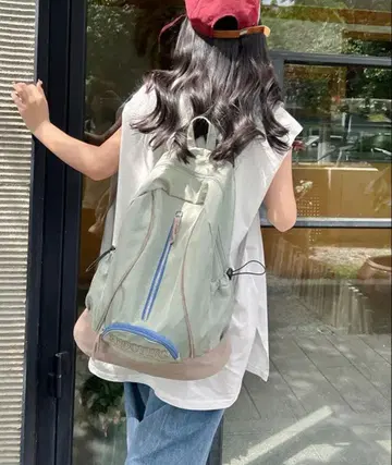 [ Port 포트 ] 프론트 로고 캐주얼 나일론 백팩