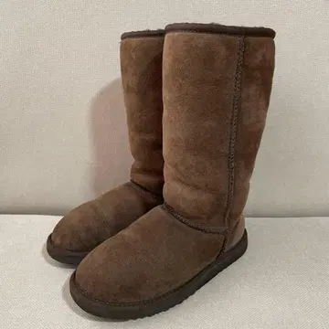 브라운 어그 부츠 롱 기장