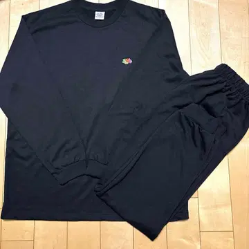 FRUIT OF THE LOOM 코튼 맨투맨 상하의 세트 네이비 L