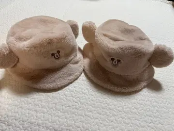 디즈니 리조트 미키 귀 달린 퍼 햇 2개 세트