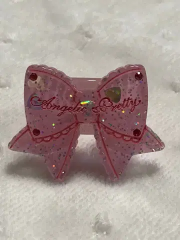 Angelic Pretty 리본형 반지 핑크