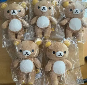 San-x 리락쿠마 봉제 인형 S 미사용 새상품 5세트