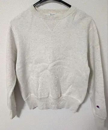 Champion 크림색 M 사이즈 맨투맨