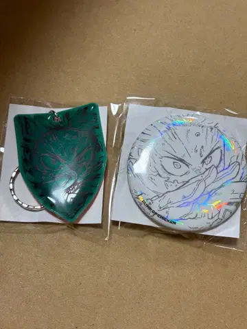 BUMP I 특전 키링 캔뱃지 미도리야 바쿠고 미포함