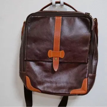 [새상품급] ace. 브라운 가죽 A4 대응 백팩 백팩