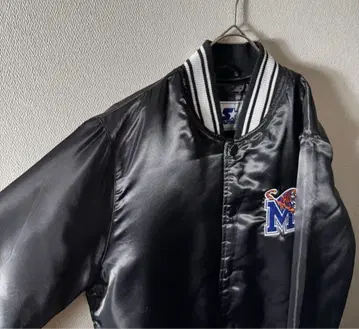 레어 90s~00s 스타터 팀 원포인트 자수 바시티 자켓