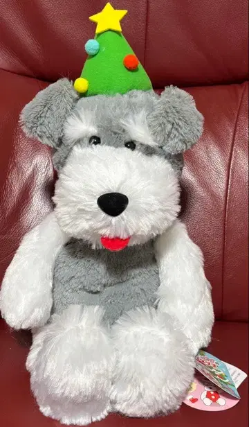 슈나와 밥의 크리스마스 JB 사이즈 봉제 인형 밥 크리스마스 트리