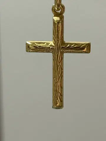 이탈리아 스털링 실버 십자가 펜던트 탑