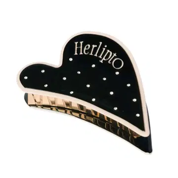 Bicolor Heart Twinkle Hair Clip