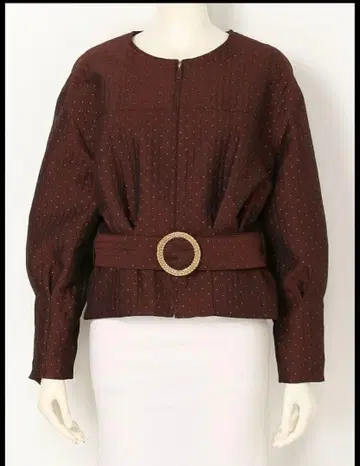 자카드 턱 블루종 LILY BROWN 릴리 브라운