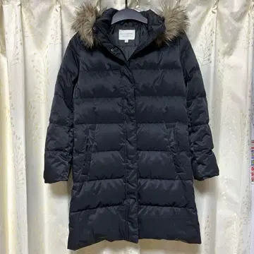 유니클로 다운 코트 블랙