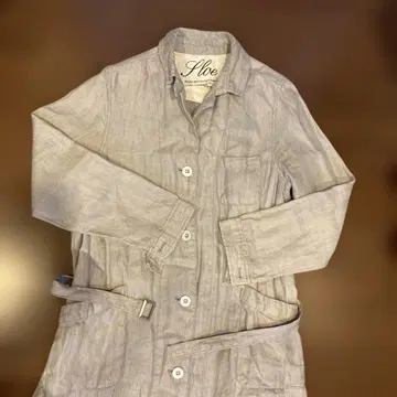 슬로우 린넨 코트 M