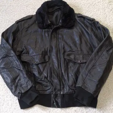 90s 구제 빈티지 가죽 자켓 블랙 G1 타입