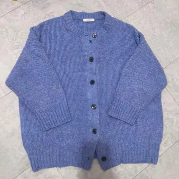 JEANASIS 크루 가디건 블루