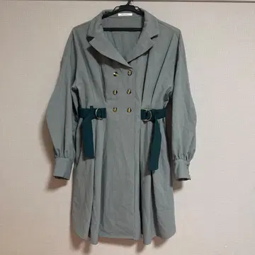 REDYAZEL 그레이 셔츠 원피스 긴팔