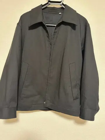 [ 새상품급 ] 유니클로/집업 블루종/블랙 S 사이즈/