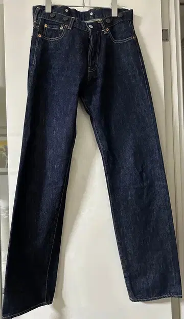 BEAMS BOY no.2 다크 인디고 스트레이트 데님