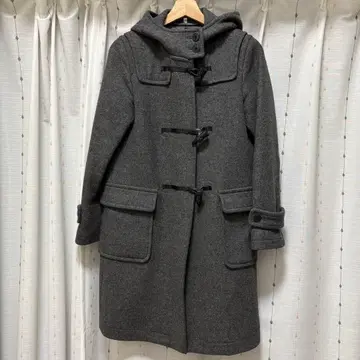 무인양품 더플 코트 그레이 M 사이즈 울 혼방