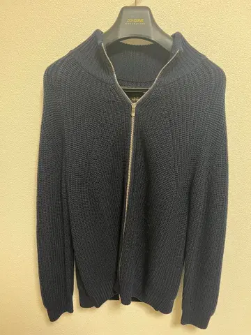 BATONER 네이비 집업 스웨터 사이즈 2