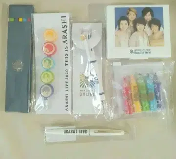 아라시 ARASHI LIVE & 와쿠와쿠 학교 펜 세트