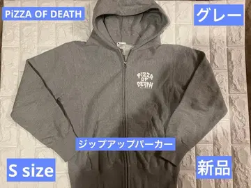 PiZZA OF DEATH 그레이 집업 후드티 Ssize 새상품