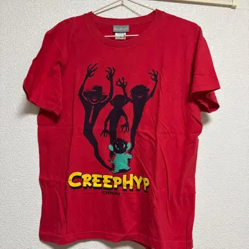 CREEPHYP 그래픽 T셔츠 빨간색
