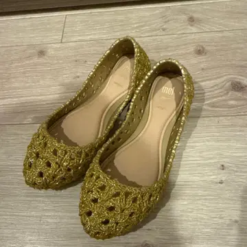 멜리사 골드 플랫슈즈 21.5cm