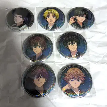 히카루의 바둑 DMM 스크래치 홀로그램 캔뱃지 7종 컴프 전종