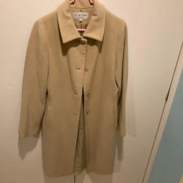 22 OCTOBRE 베이지 롱 코트 사이즈 38