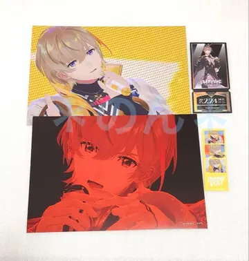 니지페스 OVERTURE 특전 데카 카드 티켓풍 후라 카나토 니지산지