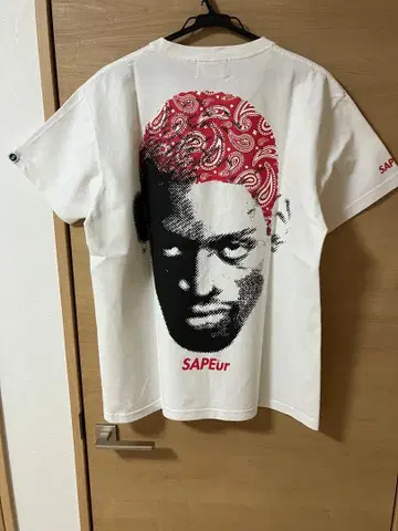 SAPEuR 페이즐리 티셔츠 화이트 로드맨