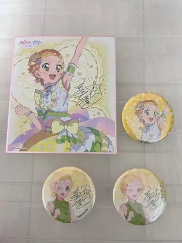 신조 히나키 색지 & 캔뱃지 3개 세트