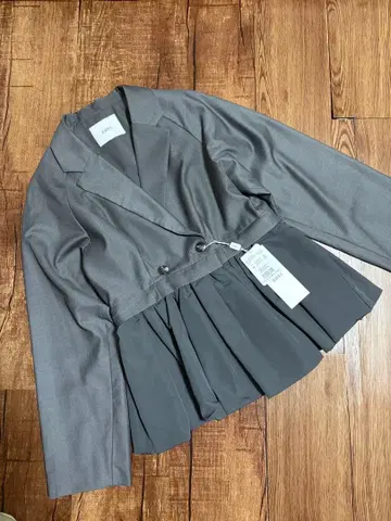 COEL 그레이 2way 숏 테일러드 자켓