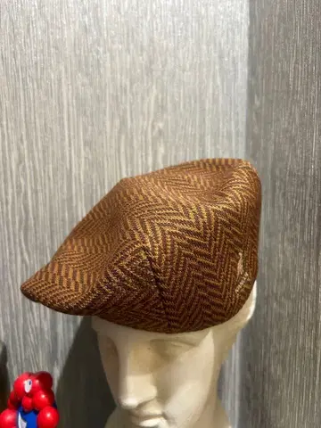 브라운 헤링본 헌팅 M 캉골