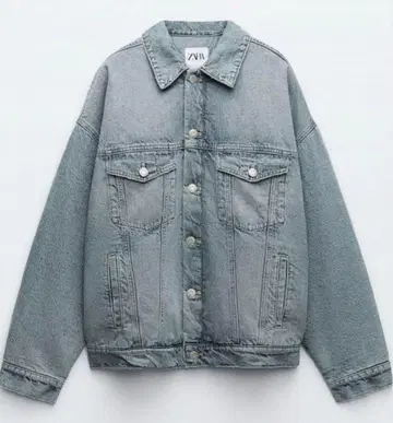 ZARA 퀼팅 데님 자켓