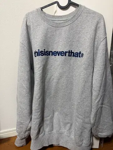 thisisneverthat 그레이 맨투맨 XL