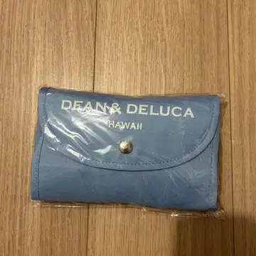 DEAN & DELUCA HAWAII 접이식 에코백 라이트 블루